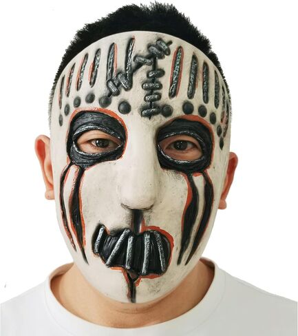 Joey Jordison Latex Mask Halloween Masquerade Cosplay Costume Half Face Masks Props in Kuwait