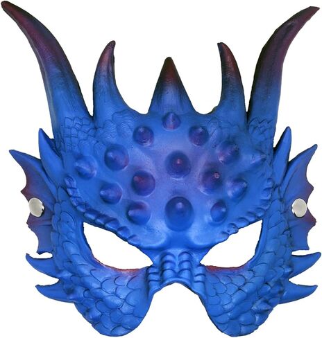 ام ززتينو قناع التنين للحفلات التنكرية من الاسفنج قناع نصف وجه للهالوين in Kuwait