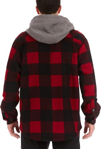 Smith's Workwear Men's Sherpa Lined Microfleece Shirt Jacket in Saudi Arabia