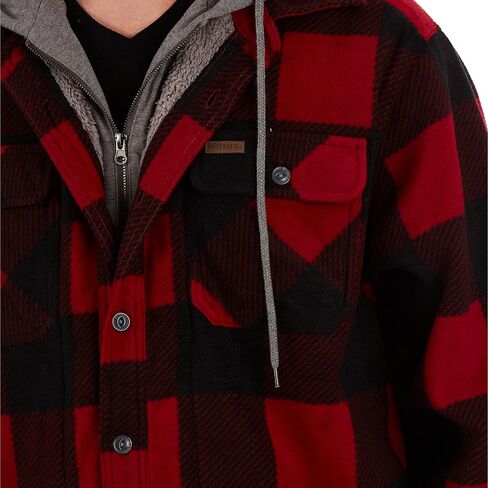Smith's Workwear Men's Sherpa Lined Microfleece Shirt Jacket in Saudi Arabia