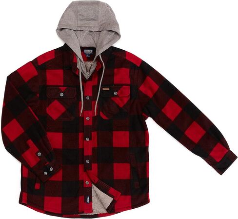 Smith's Workwear Men's Sherpa Lined Microfleece Shirt Jacket in Saudi Arabia
