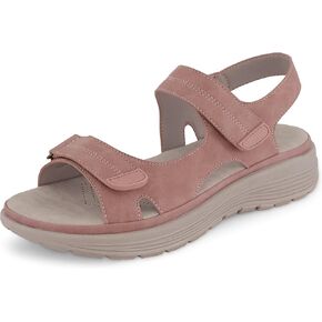 CUSHIONAIRE Women's Magee comfort footbed outdoor sandal with adjustable strap and +Memory Foam, Wide Widths Available in Kuwait