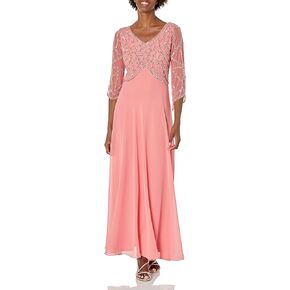 جيه كارا فستان مطرز بالخرز باكمام 3/4 للنساء in Kuwait