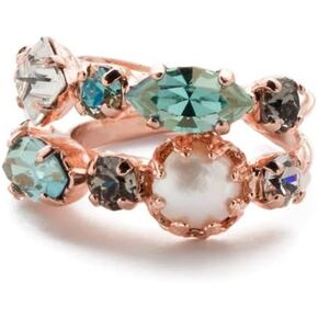 Oaklyn Stacked Ring, Metal, No Gemstone in Kuwait