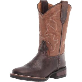 ROPER Unisex-Child Monterey Square Toe Cowboy Boots (Little Kid) Western