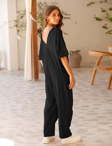 جمبسوت UANEO للنساء كاجوال وفضفاض وقابل للتمدد، ملابس حريم فضفاضة، ملابس داخلية مثيرة in Kuwait