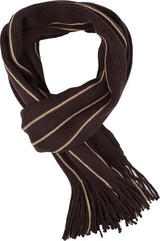 Sakkas Rhyland Striped Color Block Knitted Winter Scarf With Fringe in Saudi Arabia
