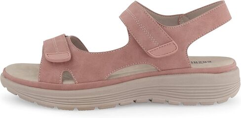 CUSHIONAIRE Women's Magee comfort footbed outdoor sandal with adjustable strap and +Memory Foam, Wide Widths Available in Saudi Arabia
