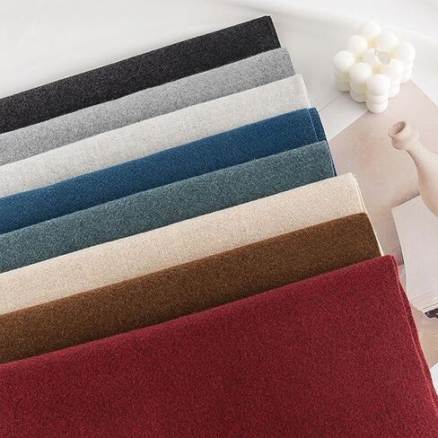 EVECLIOO Women Winter Red Scarf, Soft Shawl Wraps with Tassels, Cashmere Feel Classic Scarves for Christmas in Kuwait