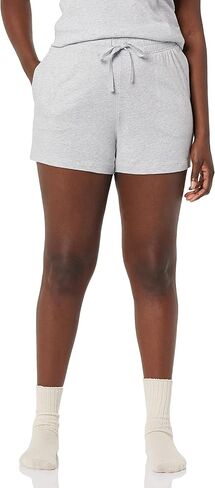 شورت صالة من القطن العضوي للسيدات من Amazon Aware (متوفر بمقاس كبير) in Kuwait