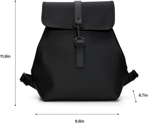 RAINS Bucket Backpack (Black), Black in Saudi Arabia