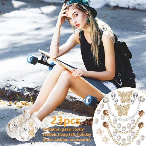 Bling Shoes Charms for Croc Shoes Decoration/Diamond Charms for Girls and Women/Luxury Sandal Charms with Luxury Clog Accessories/Women Girls Party Favors Birthday Gifts, Gemstone, Created Diamond in Kuwait