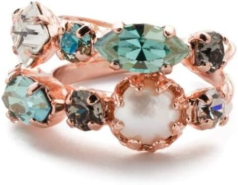 Oaklyn Stacked Ring, Metal, No Gemstone in Kuwait