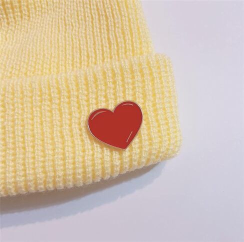 2Pcs Cartoon Big White Goose Heart Enamel Pins Lovely Animal Brooches Couple Badges Backpack Hat Shirt Lapel Pin Jewelry Gifts for Friends, Alloy Steel, no gemstone in Kuwait