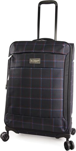 Original Penguin Original 3pc Expandable Suitcase Set with Spinner Wheels, Navy Plaid, One Size in Saudi Arabia