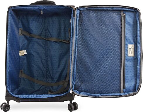 Original Penguin Original 3pc Expandable Suitcase Set with Spinner Wheels, Navy Plaid, One Size in Saudi Arabia
