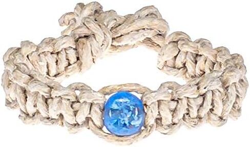 BlueRica Extra Large Hemp Anklet Bracelet with Accent Beads in Saudi Arabia