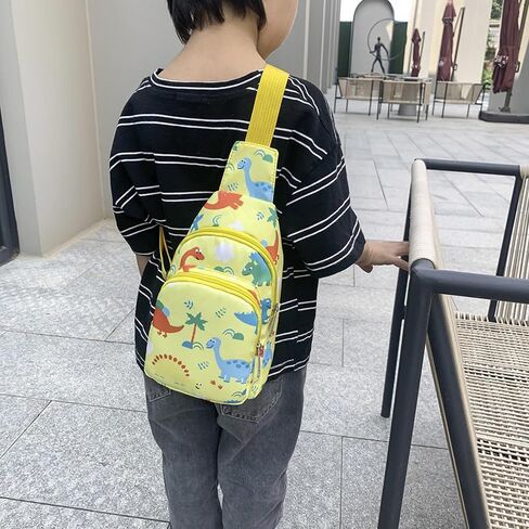 Hiflyer Kids Crossbody Bag Kids Sling Bags, Small Nylon Sling Bag for Kids Travel Bag for Kids, Cartoon Sling Bag for Kids (Blue) in Saudi Arabia
