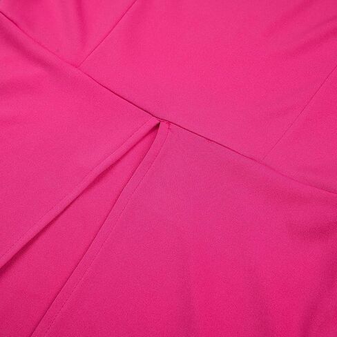 بدلة قفز نسائية كاجوال من VOIKERDR بأكمام قصيرة من Ncek ومفتوحة من الأمام ومقسمة بأرجل واسعة in Kuwait