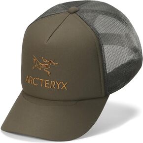 Arc'teryx Bird Word Trucker Curved Hat | Light Breathable Trucker Hat with Our Word Logo