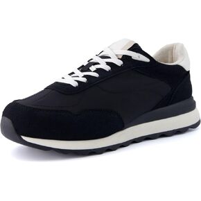 CUSHIONAIRE Men's Crest lace up Sneaker with +Comfort Foam