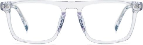 HEPIDEM Acetate Optical Glasses Frame Square Magnet Clip Eyeglasses with Polarized & Night Vision & 3D Lens in Saudi Arabia