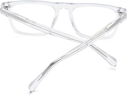 HEPIDEM Acetate Optical Glasses Frame Square Magnet Clip Eyeglasses with Polarized & Night Vision & 3D Lens in Saudi Arabia
