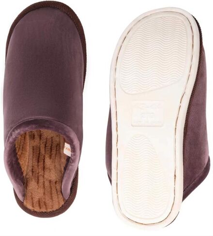 شباشب JINRUIFANG مصنوعة يدويًا من الصوف للرجال والنساء للحفاظ على دفء الشتاء وأحذية منزلية مضادة للانزلاق للاستخدام الداخلي والخارجي in Kuwait