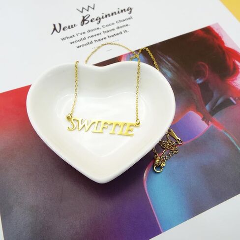 قلادة ونلت 1989 من الذهب SWIFTIE Lover All Too Wellless REP Singer Signature قلادات للنساء، هدايا لمحبي الموسيقى TS هدايا قلادة مستوحاة in Kuwait