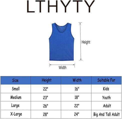 LTHYTY 12 Pack Scrimmage Vest/Team Training Jerseys/Sports Pinnies/Practice Jerseys/Soccer Bibs with Carry Bag in Saudi Arabia