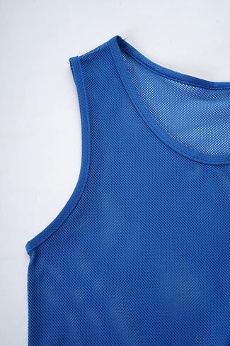 LTHYTY 12 Pack Scrimmage Vest/Team Training Jerseys/Sports Pinnies/Practice Jerseys/Soccer Bibs with Carry Bag in Saudi Arabia