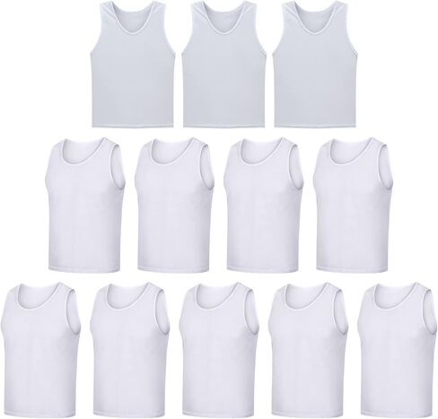LTHYTY 12 Pack Scrimmage Vest/Team Training Jerseys/Sports Pinnies/Practice Jerseys/Soccer Bibs with Carry Bag in Saudi Arabia