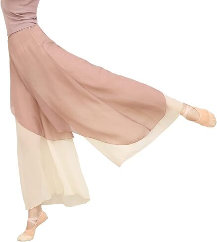 ROYAL SMEELA Chiffon Pants for Women Wide Leg Pants Dressy High Waist Culottes Pants Flowy Boho Palazzo Pants Skirt Pants in Saudi Arabia