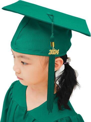 GraduationMall قبعة التخرج غير اللامعة لرياض الأطفال ومرحلة ما قبل المدرسة للأطفال مع شرابة 2024 in Kuwait