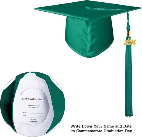 GraduationMall قبعة التخرج غير اللامعة لرياض الأطفال ومرحلة ما قبل المدرسة للأطفال مع شرابة 2024 in Kuwait