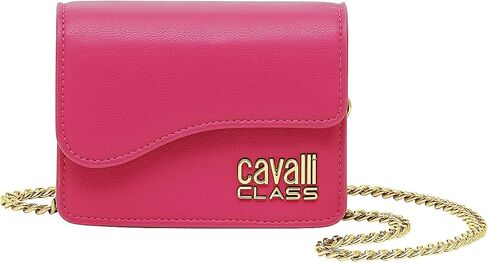 شنطة كتف صغيرة كلاس كورتينا للنساء من كافالي، بينك، 4.75 (طول) × 1.5 (عمق) × 2.75 (ارتفاع) انش, زهري in Kuwait