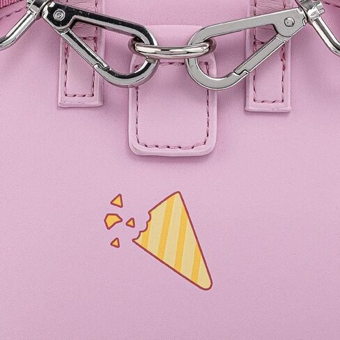 لاونج فلاي حقيبة كتف بحزام مزدوج قابلة للتحويل للنساء من بوكيمون ايس كريم دينيم in Kuwait