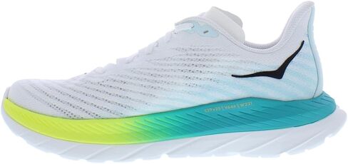 HOKA ONE ONE Mach 5 Mens Shoes Size 9, Color: White/Blue Glass in Saudi Arabia