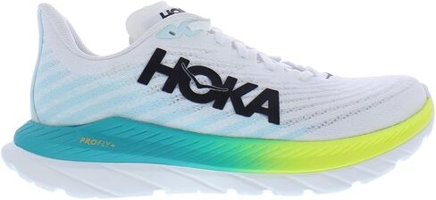 HOKA ONE ONE Mach 5 Mens Shoes Size 9, Color: White/Blue Glass in Saudi Arabia