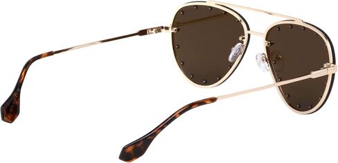Brooklyn Rimless Oversized Studded Aviators Sunglasses Riveted Fashion Men Women AV-1672 in Saudi Arabia