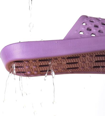 Ranberone Shower Shoes Women Quick Drying Non Slip College Dorm House Shower Sandals with Holes in Saudi Arabia