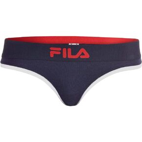 Fila Women's Classic Logo Cotton Thong Panty