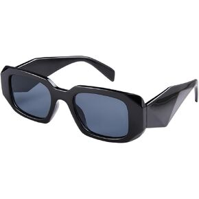 نظارات شمسية مستطيلة عصرية من XYSRXWY للنساء والرجال، نظارات بإطار مربع عتيق من التسعينيات in Kuwait