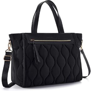 Missnine Tote Bag 15.6 inch Lightweight Laptop Bag for Women Work Bags Puffer Quilted Bag Large Computer Purse for Office in Kuwait