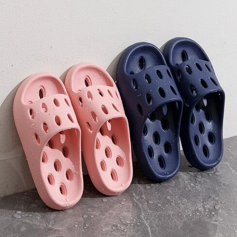 NIDDISLIP Shower Slippers for Women and Men, Quick Drying Pool Slides Lightweight Beach Sandals with Drain Holes in Saudi Arabia