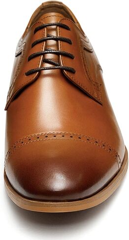 ALIPASINM Men’s Dress Shoes with Genuine Leather in Cap-Toe Classic Oxford Formal Style Shoes for Men in Saudi Arabia