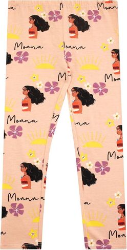 Disney Girls Moana Long Sleeve Top And Leggings Outfit Set in Saudi Arabia