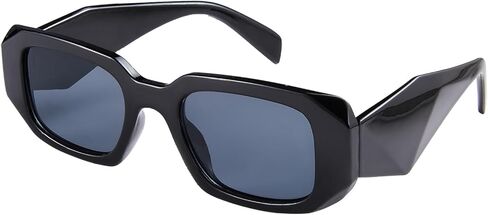 نظارات شمسية مستطيلة عصرية من XYSRXWY للنساء والرجال، نظارات بإطار مربع عتيق من التسعينيات in Kuwait