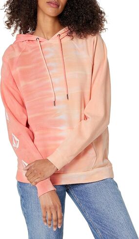 Volcom Women's Regular Iconic Stone Hooded Fleece Sweatshirt in Saudi Arabia