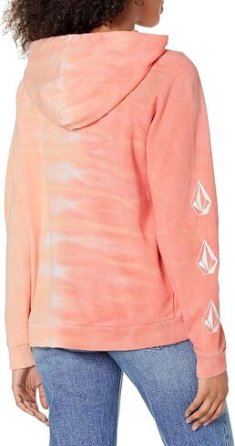 Volcom Women's Regular Iconic Stone Hooded Fleece Sweatshirt in Saudi Arabia